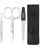 marQus Manicure Set 3 pieces travel set with file from Solingen nail care set nail scissors set and nail set 11. Carbon - Buy Online on GoSupps.com