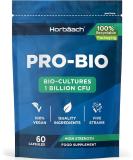 Biotics for Gut Health | Multi Strain with Acidophilus & Bifidobacterium, Lactobacillus | Bio Cultures Complex Biotics | 60 Vegan Capsules | by Horbaach - Buy Online on GoSupps.com
