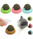 Xinstroe 4 Pieces Catnip Balls Toys for Cat Rotating Catnip Ball Catnip Balls Wall Catnip Balls Toys for Cat - Buy Online on GoSupps.com