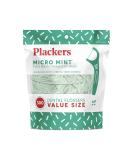 Plackers Micro Mint Dental Flossers, Fresh Mint Flavor, Fold-Out Toothpick, Super Tuffloss, Easy Storage with Sure-Zip Seal, 300 Count 300 Count (Pack of 1) - Buy Online on GoSupps.com