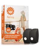 Ferra Motion Sickness Wristbands - Natural Acupressure Bands for Sea Sickness Morning Sickness & Nausea Relief | 2 Pairs for Vacation & Cruise Essentials - Buy Online on GoSupps.com