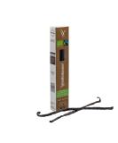 Vanillabazaar Sustainable Organic Fairtrade Grade A Bourbon Vanilla Pods - 2 Premium Beans in Resealable Tube for Chefs & Home Baking/Cooking - Buy Online on GoSupps.com