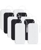 AUVON TENS Unit Pads 2"X4" 10 Pcs, 3rd Gen Latex-Free Rectangular Replacement Pads Electrode Patches with Upgraded Self-Stick Performance for Electrotherapy A-white - Buy Online on GoSupps.com