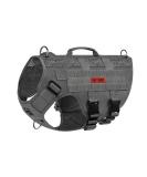 Oneigris No-Pull Dog Harness - Aire Mesh Adjustable Safety Vest for Large/Medium Dogs | Ultra Breathable with 2 Handles - Gray Size L (Neck: 45-63cm Breast: 68-91cm) - Buy Online on GoSupps.com