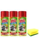 3X Elbow Grease Oven & Grill Heavy Duty Cleaner Spray (3X 400 ML)- Powerful Oven & Grill Deep Cleaner Degreaser Formula- with Degreaser Sponge (3X Elbow Grease Oven Cleaner Spray + Sponge) - Buy Online on GoSupps.com