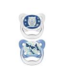 Dr. Brown's Prevent T1 Silicone Night Pacifier for 0-6 Months - Blue Pack of 2 | Safe & Soothing Sleep Solution - Buy Online on GoSupps.com