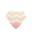 V&D HOME Baby and Toddler Dribble Bib with Teether - Pink and White Stripes | BPA & Phthalate Free - Buy Online on GoSupps.com