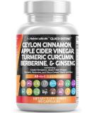 Clean Nutraceuticals Ceylon Cinnamon Turmeric Apple Cider Vinegar Ginseng Berberine Plus Bitter Melon Gymnema Milk Thistle Fenugreek 1 - Buy Online on GoSupps.com