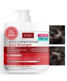 11 Fl. Oz Extra Strength Detox Conditioner - Clinically Proven Sulfate-Free & Paraben-Free Hair & Scalp Cleanser - Metal Detox & Follicle Stimulator for Buildup Removal - Buy Online on GoSupps.com