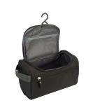 Hanging Travel Toiletry Bag for Men and Women - Black Dopp Kit/Shaving Wash Bag - Makeup/Cosmetic Organizer - Buy Online on GoSupps.com