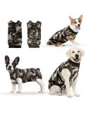 Buy Hipet Recovery Suit for Dogs & Cats - Post-Op Wound Protection Prevent Licking Size L Camouflage - Buy Online on GoSupps.com
