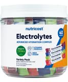Nutricost Electrolytes Complex Variety Pack - 40 Flavored Stickpacks for Advanced Hydration - Buy Online on GoSupps.com