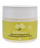 DERMA E Recover & Repair Argan Oil Hair Mask - Hydrating Treatment for Dry, Damaged, Color Treated, and Frizzy Hair 5 Oz - Buy Online on GoSupps.com