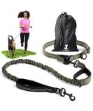 2-in-1 Jogging Line & Leash for Dogs | Dual Handle Dog Leash & Belly Belt for Large/Medium Breeds - Perfect for Walking Jogging & Hiking - Buy Online on GoSupps.com