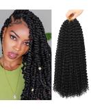 Ubeleco Passion Twist Hair 18 Inch Water Wave Crochet Hair | 22 Strands/Pack | Long Bohemian Hair for Black Women | 6 Packs | 1B - Buy Online on GoSupps.com