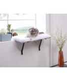 SWEETGO Cat Window Perch Shelf Bed - DIY Kitty Sill Mount, Funny Sleep Cat Seat - Washable Foam, Easy Install - Buy Online on GoSupps.com
