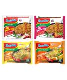 CNMART Indomie Noodles Mixed 4 Flavours HALAL 40 Packs Case (Mi Goreng Stir Fry Spicy Chicken Special Chicken) - Buy Online on GoSupps.com
