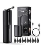 Water Powered Ear Cleaner Ear Wax Removal Kit Waterproof USB Rechargeable Safe & Effective Triple Jet Stream 5 Pressure Settings 4 Modes Ear Cleaning Irrigation Kit with Basin & 10 Tips - Buy Online on GoSupps.com