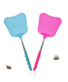 Takuza Fly Gossip - 2-Piece Flying Swatter Set for Pest Control | Mosquito Scraper | Blue & Pink | Effective Against Flies Wasps & Insects - Buy Online on GoSupps.com
