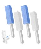 4 Pack Spermuoy Pumice Stone Toilet Cleaning Set | Eco-Friendly Toilet & Kitchen Cleaner | Effortless Bathroom & Sink Cleaning Tool - Buy Online on GoSupps.com