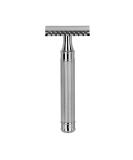 R41GS M HLE Traditional Safety Razor - Stainless Steel Open Comb Chrome | Premium Shaving Experience - Buy Online on GoSupps.com