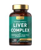 Liver Support Supplement | Advanced Complex Formula with 14 Essential Ingredients: Artichoke Extract Dandelion Root & More! | 120 Vegetarian Capsules | by Horbaach - Buy Online on GoSupps.com