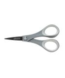 Fiskars 154110-1001 Non-stick Titanium Softgrip Detail Scissors  5 Inch   Grey - Buy Online on GoSupps.com