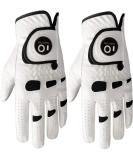 FINGER TEN Men's Golf Glove 2 Pack with Ball Marker - Weathersof Grip, Comfort Fit Sizes S-XXL - Buy Online on GoSupps.com