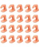 20-Piece Manicure Training Fingers with False Nails for Nail Art Practice and Display - Buy Online on GoSupps.com