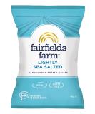 Fairfields Farm Crisps Lightly Sea Salted Hand Cooked Potato Crisps 40g | Pack of 10 - Buy Online on GoSupps.com