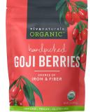 Viva Naturals Organic Dried Goji Berries - Non-GMO, Vegan, 1 lb | Perfect for Baking & Healthy Snacks - Buy Online on GoSupps.com