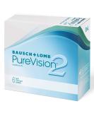 Buy Bausch + Lomb PureVision 2 Monthly Lenses - Thin Spherical Contact Lenses 6 Pack BC 8.6 mm DIA 14 -10 Diopters - International Shipping - Buy Online on GoSupps.com