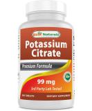 Naturally Sourced Potassium Citrate 99mg | 500 Tablets | 3rd Party Tested - Buy Online on GoSupps.com