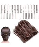 50 pieces U-shaped hairpins 6 cm hair clip for women girls and hairdressing salon with storage box bobby pins for girls hair additives (brown) ... - Buy Online on GoSupps.com