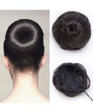 SEGO Real Hair Bun Updo Hairpiece Extensions - Dark Brown 1 | Natural-Looking Hair Tie & Knot - Buy Online on GoSupps.com