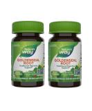 Nature's Way Goldenseal Root 2 Pack - Non-GMO Vegan Digestive Support with Berberine - 50 Capsules Each - Buy Online on GoSupps.com
