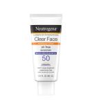 Neutrogena Clear Face Liquid Lotion Sunscreen SPF 50 for Acne-Prone Skin - Pack of 3 - Buy Online on GoSupps.com