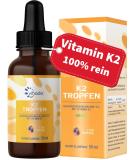 Vihado vitamin K2 drops high dose premium: MK-7 99.7% All-Trans K2Vital real 200 g vitamin K2 per daily dose 50 ml (1700 drops) - Buy Online on GoSupps.com