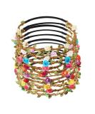 Candygirl 12 Pieces Flowers Girland headbands wreath wedding flowers crown bohemia style hair bands for women/girls firm/wedding/beach/party multi -colored 12 pieces (1 Pack) - Buy Online on GoSupps.com
