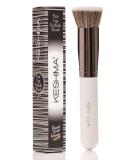 Keshima Flat Top Kabuki Foundation Brush - Premium Brush for Liquid, Cream & Powder Makeup - Buffing, Blending, Face Brush (Regular Size, White) - Buy Online on GoSupps.com