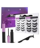 10 Pairs Magnetic Eyelashes and Eyeliner Kit - Reusable, No Glue Needed - Buy Online on GoSupps.com