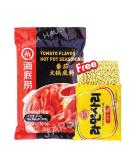 Haidilao Tomato Hot Pot Soup Base 200g + Ottogi Ramensari 110g Combo Pack - Buy Online on GoSupps.com