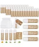 50 Set Thank You Lip Balm - Bulk Natural Mini Moisturizers Perfect for Baby Showers Weddings & Bridal Favors - Buy Online on GoSupps.com