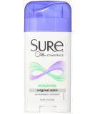 Sure Original Solid Unscented Anti-Perspirant Deodorant 2.70 oz - Long-lasting Protection - Buy Online on GoSupps.com