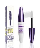 White 5D Telescopic Mascara - Waterproof Smudge-Proof Long Lasting Voluminous Curling Non-Clump - False Lash Effect for Makeup & Cosplay - Buy Online on GoSupps.com