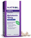 Natrol Melatonin Advanced Sleep Tablets with Vitamin B6 - Fall Asleep Faster, Stay Asleep Longer - 10mg, 60 Count - 2-Layer Controlled Release - 100% Drug-Free - Buy Online on GoSupps.com