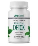 American Nutriceuticals Essential Detox - 60 Vegetarian Capsules for Whole Body Cleanse and Renewal - Buy Online on GoSupps.com