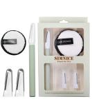 Simnice Dermaplaning Tool - Professional Face & Eyebrow Razor for Women | Peach Fuzz Removal & Exfoliation with Replaceable Blades & Reusable Makeup Pads - Buy Online on GoSupps.com