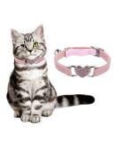 Shop Cobee Bling Heart Cat Neck Band with Bell - Adjustable Rhinestone Collar for Small Cats & Dogs - Pink - Buy Online on GoSupps.com