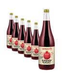 Granar 6 x 1 liter pomegranate juice made of pomegranate seeds natural cloudy cold -pressed unfiltered 100% pomegranate juice pomegranate 1 l (6 -pack) - Buy Online on GoSupps.com